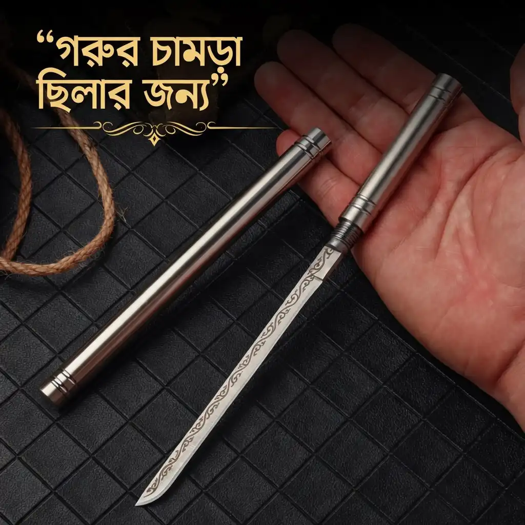পশুর চামড়া কাটার ছুড়ি Multifunctional Stick Knife 1pc